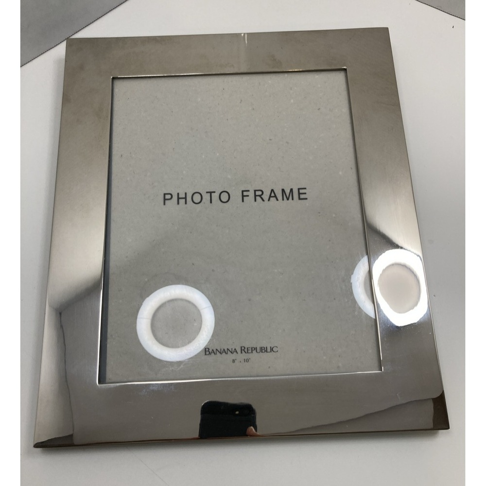 Vintage Banana Republic 8 x 10 inch Silver Photo Frame - Picture 4 of 9